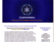 Tablet Screenshot of cosmometry.com