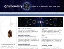 Tablet Screenshot of cosmometry.net